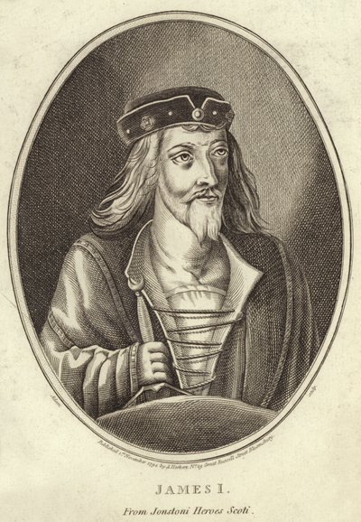 Porträtt av kung James I av English School