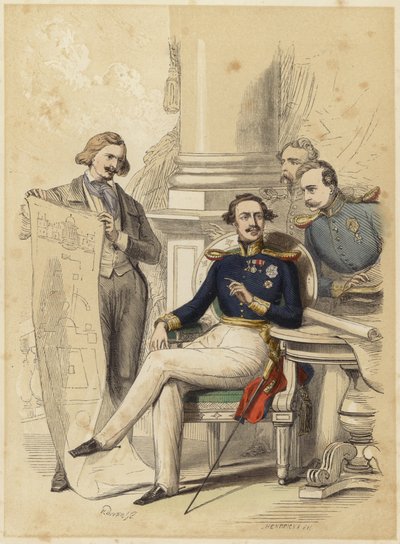 Porträtt av kung Ludwig II av Bayern (färgstick) av English School