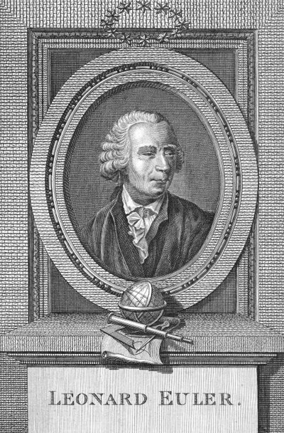 Porträtt av Leonard Euler (1707-83) av English School