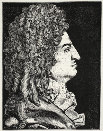 Porträtt av Ludvig XIV av English School