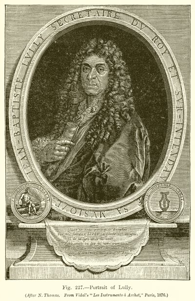 Porträtt av Lully av English School
