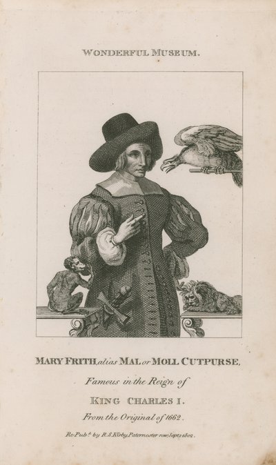 Porträtt av Mary Frith av English School
