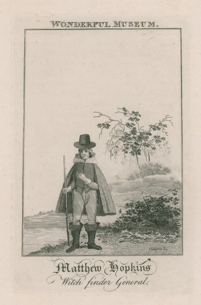 Porträtt av Matthew Hopkins av English School