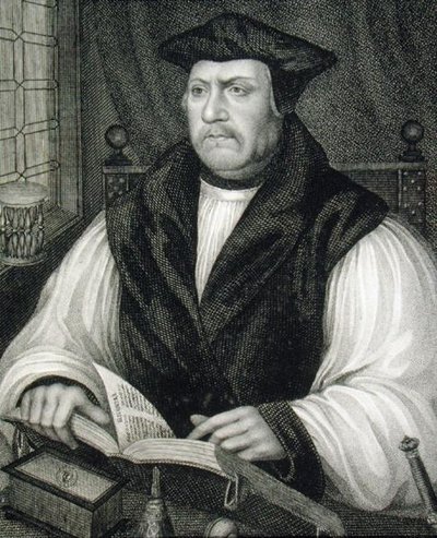 Porträtt av Matthew Parker (1504-75), från "Lodge