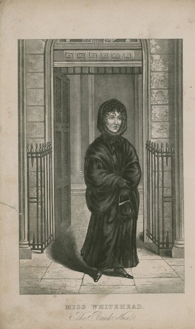 Porträtt av Miss Whitehead av English School