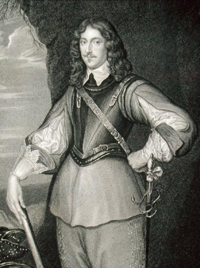 Porträtt av Montagu Bertie (1608-66) 2nd Earl of Lindsey, från "Lodge