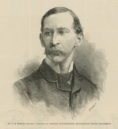 Porträtt av C E Howard Vincent av English School