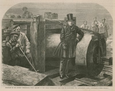 Porträtt av Robert Stephenson av English School