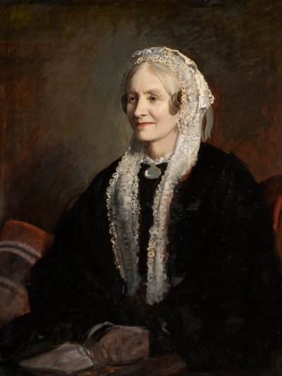 Porträtt av Mrs John Swan av English School