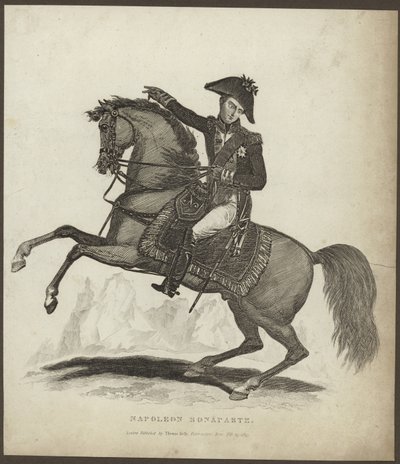 Porträtt av Napoleon Bonaparte av English School