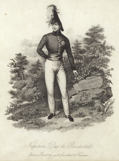 Porträtt av Napoleon II av English School
