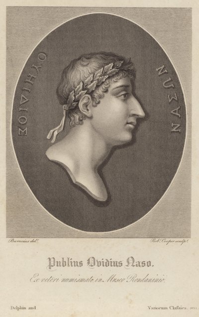 Porträtt av Ovidius av English School