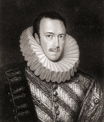 Porträtt av Philip Howard, 13th Earl of Arundel, från Lodges British Portraits, 1823 av English School