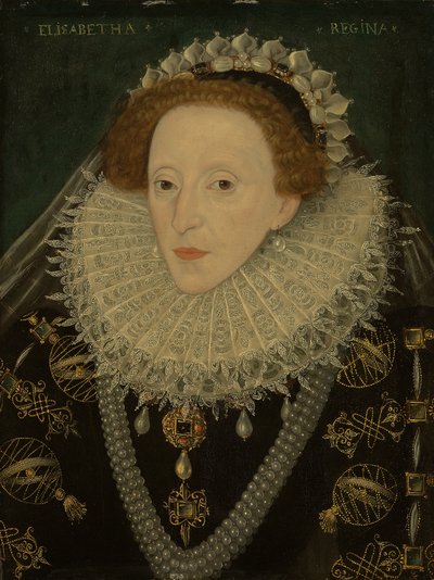 Porträtt av drottning Elizabeth I, ca 1580 av English School