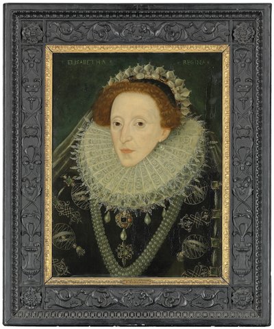 Porträtt av drottning Elizabeth I, ca 1580 av English School