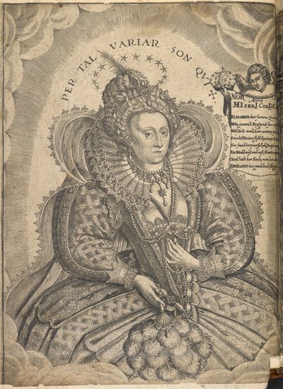 Porträtt av drottning Elizabeth I av England av English School
