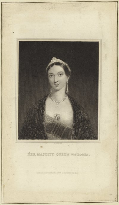 Porträtt av drottning Victoria av English School