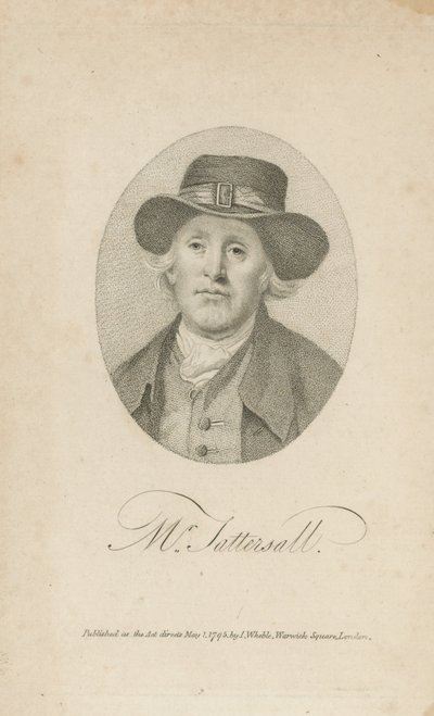 Porträtt av Richard Tattersall av English School