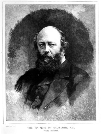 Picha ya Robert Arthur Talbot Gascoyne Cecil (1830-1903) Marquis wa Salisbury na Waziri Mkuu, kutoka kwa mfululizo unaoonyesha 