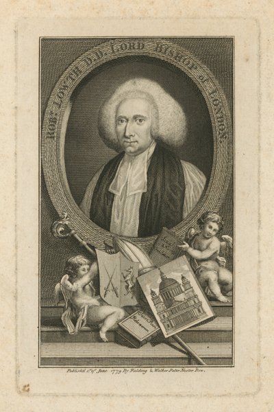 Porträtt av Robert Lowth av English School