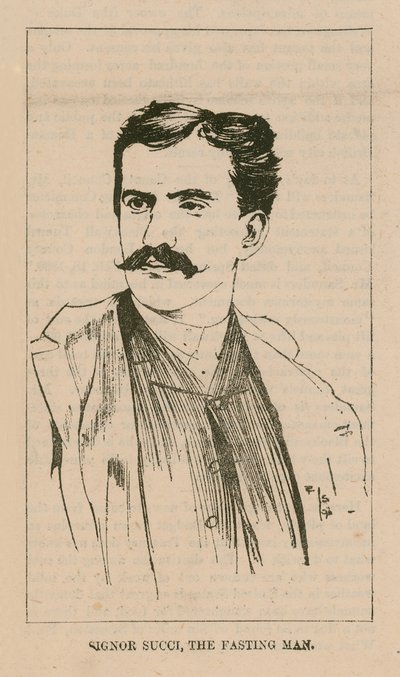 Porträtt av Signor Giovanni Succi av English School