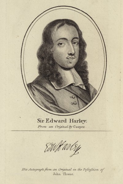 Porträtt av Sir Edward Harley av English School