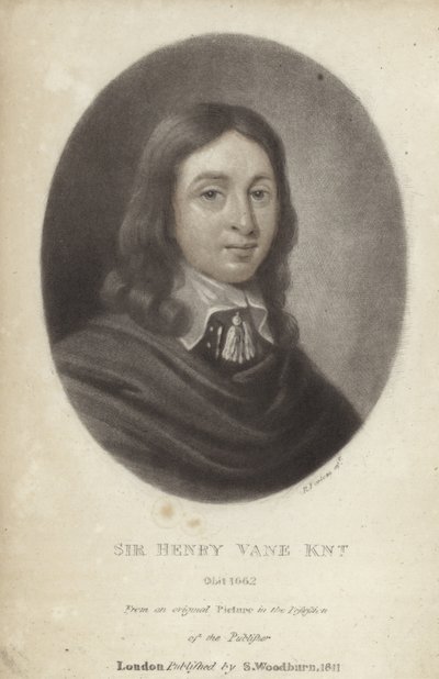Porträtt av Sir Henry Vane av English School