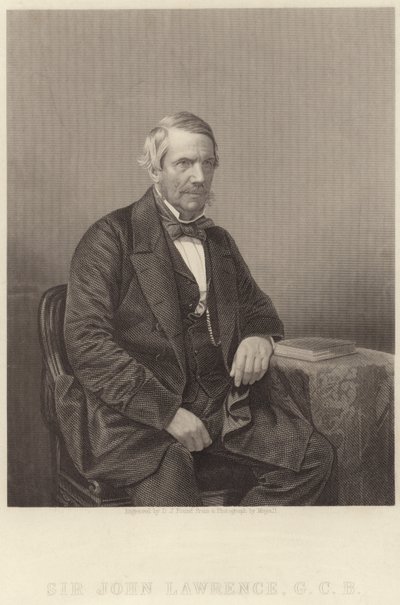 Porträtt av Sir John Lawrence av English School