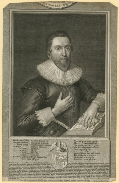 Porträtt av Sir Robert Cotton av English School