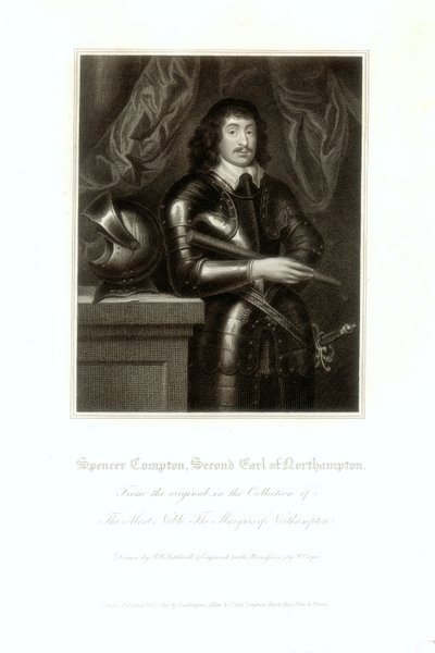 Porträtt av Spencer Compton, 2nd Earl of Northampton av English School