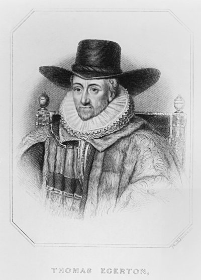 Porträtt av Thomas Egerton (ca 1540-1617) från 