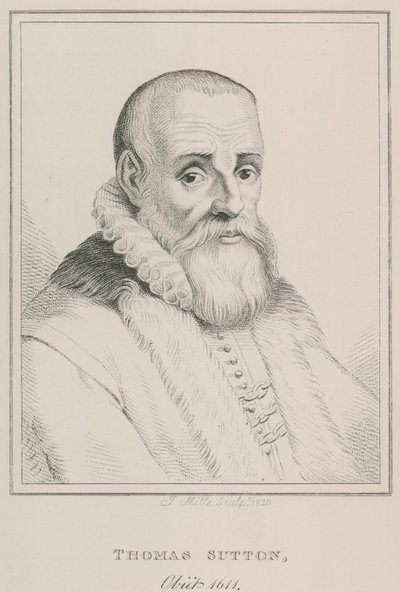 Porträtt av Thomas Sutton av English School