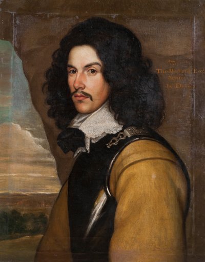 Porträtt av Thomas Westrow av Twickenham, Senior, 1643 av English School