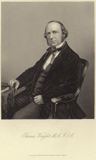 Porträtt av Thomas Wright av English School