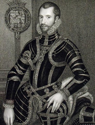 Porträtt av Walter Devereux (1541-76), från "Lodge