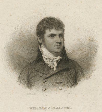 Porträtt av William Alexander av English School