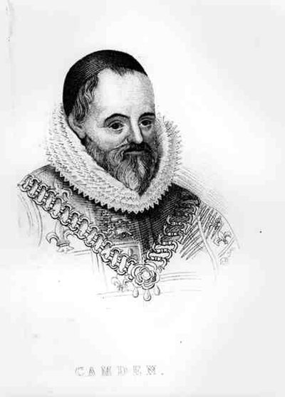 Porträtt av William Camden (1551-1623) av English School