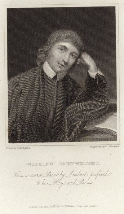 Porträtt av William Cartwright av English School