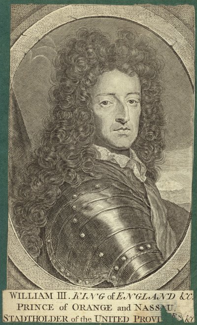 Porträtt av Vilhelm III, Prins av Orange av English School