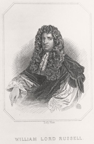 Porträtt av William Lord Russell, 1835 av English School