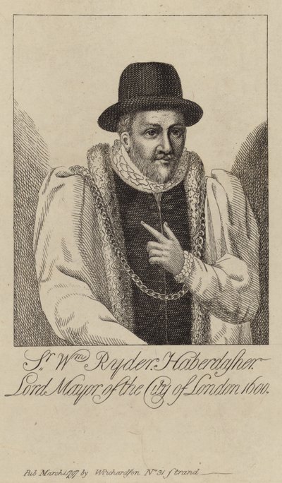 Porträtt av William Ryder av English School