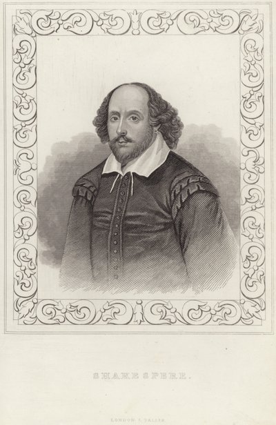 Porträtt av William Shakespeare av English School