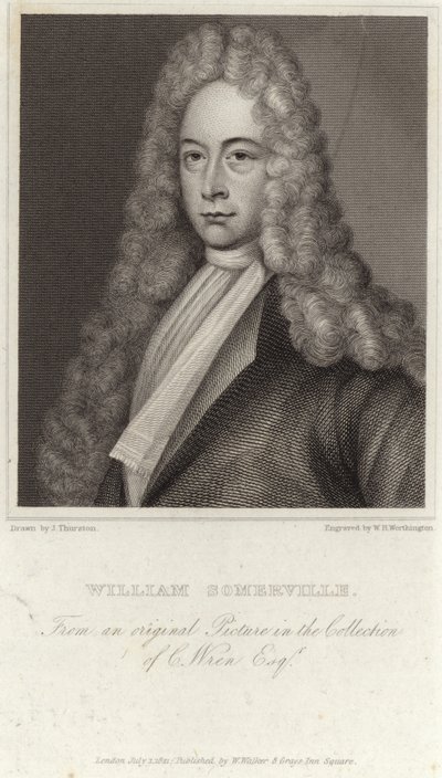 Porträtt av William Somerville av English School