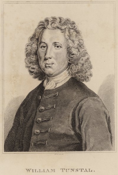 Porträtt av William Tunstall av English School