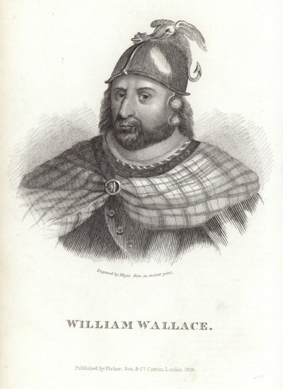 Porträtt av William Wallace av English School