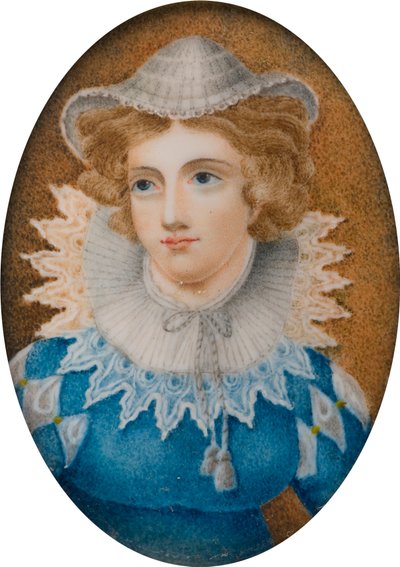 Portrait of a Lady Said to be Mary Queen of Scots, ca 1800-99 (olja på duk) av English School