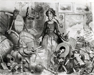 Porträtt av den berömda miss(s)-ledningen respektfullt tillägnad hennes beundrare, 1855 av English School