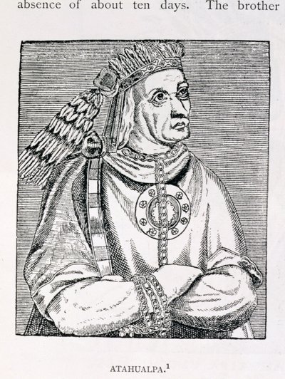 Picha ya Chifu wa Mwisho wa Inka, Atahualpa, kutoka 
