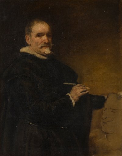 Porträtt sägs vara av Alonso Cano (1601-1667, ca 1800-1900 (olja på duk) av English School