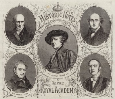 Porträts der Präsidenten der Royal Academy von English School